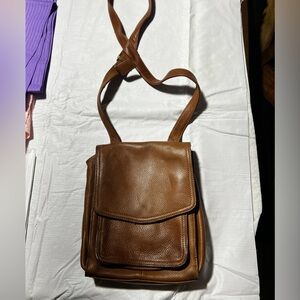 Leather Fossil shoulder purse